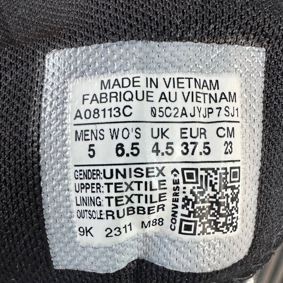 🍒Rare Converse Run Star Hike Hi Women Platform Shoes 6.5 Cherries Black A08113C - Picture 13 of 13